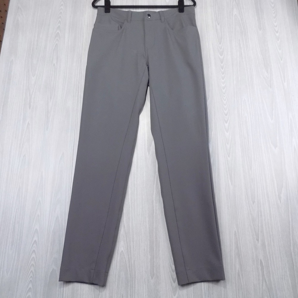 State & Liberty Mens Tech Pants 31 Charcoal 4-Way Stretch Performance